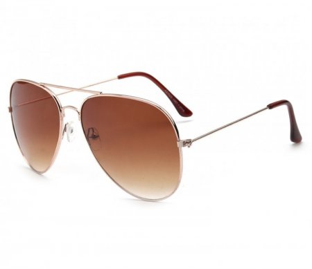 Aviator Metal Sunglasses Large Size AV009-1