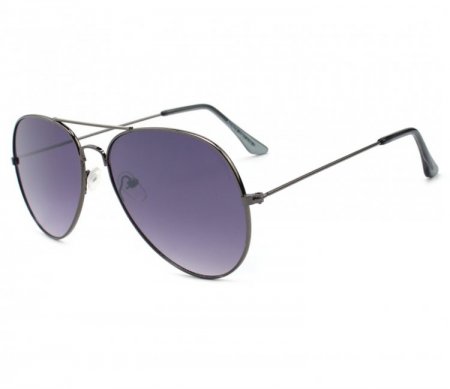 Flat Lens Aviator Metal Sunglasses AV013