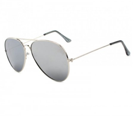 Flat Lens Aviator Metal Sunglasses AV013