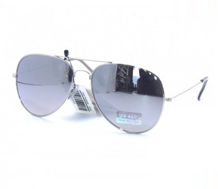 Spherical Lens Aviator Metal Sunglasses AV014