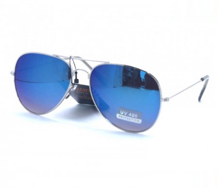 Spherical Lens Aviator Metal Sunglasses AV014