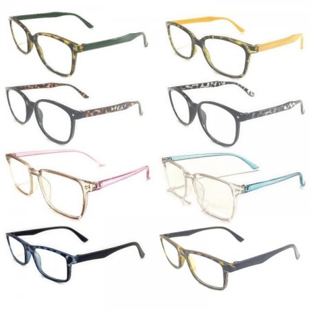 Fashion Unisex Plastic Reading Glasses 4 Style Asstd R9232-35